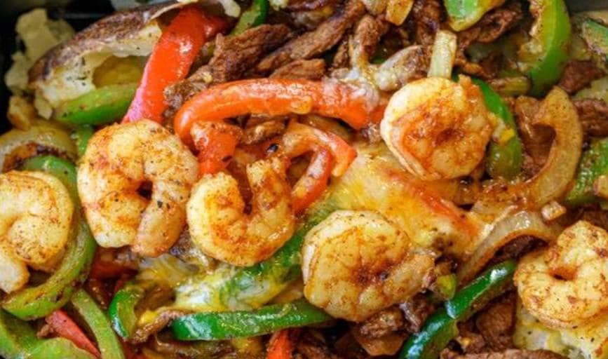 Fajitas Loaded Baked Potato